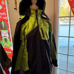 Weatherproof Lime and Black Men's Jacket